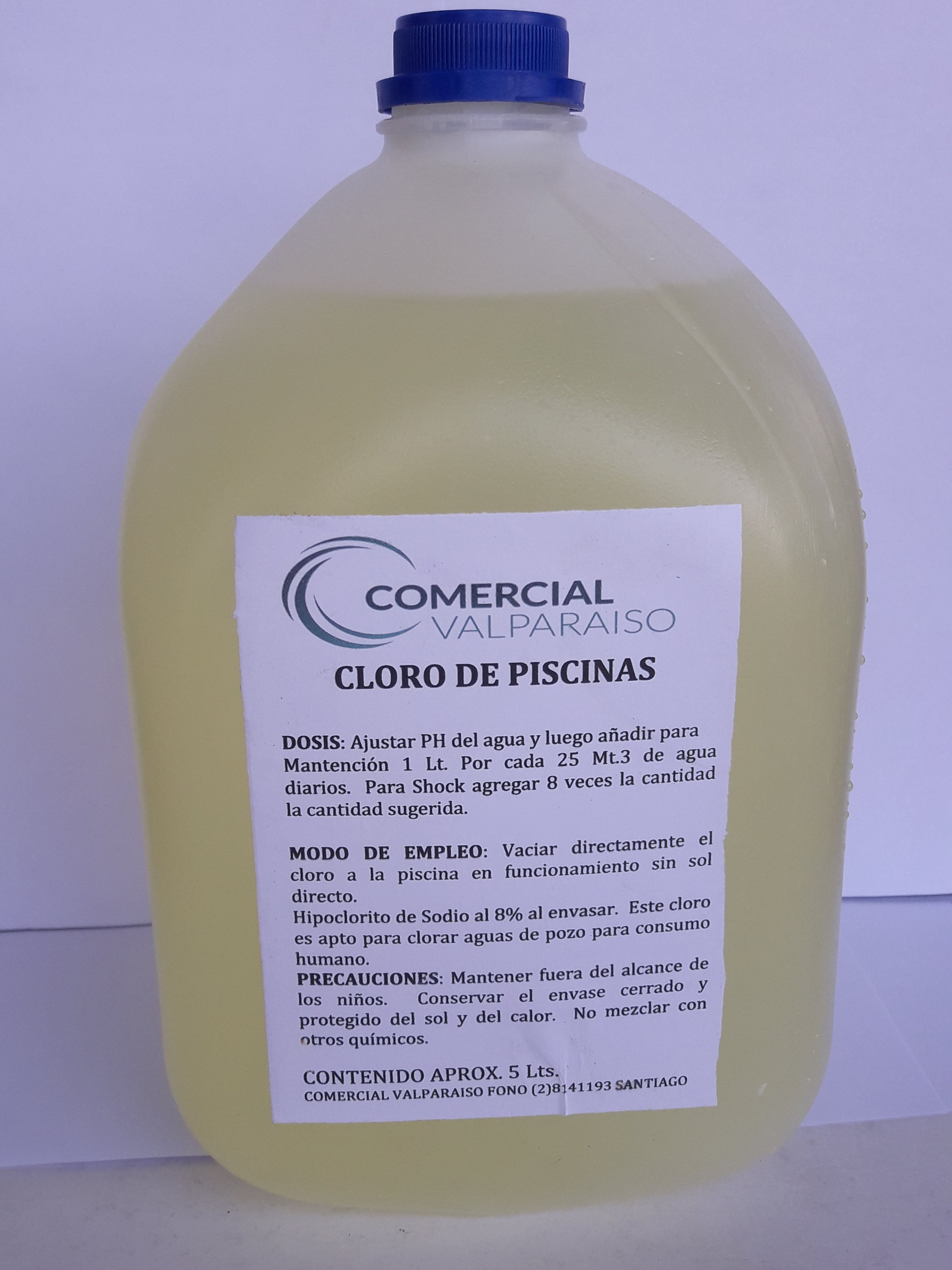 Cloro Liquido 5 Lts.